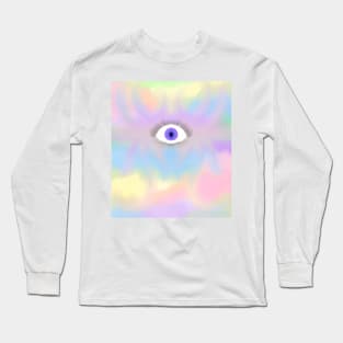 Rainbow Eye in the Sky Long Sleeve T-Shirt